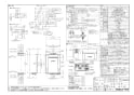 ノーリツ GT-C2062AWX BL 13A 納入仕様図 設置フリー形 ガスふろ給湯器 ECOジョーズ ユコアGT スタンダード フルオート 屋外壁掛形 20号 納入仕様図1